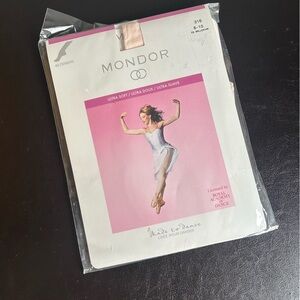Mondor Footed Ultra Soft Semi Opaque Ballerina Colour Children’s Dance Tights